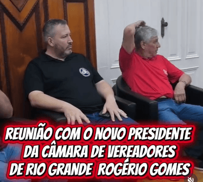 Reunião Presidente Câmara de Vereadores